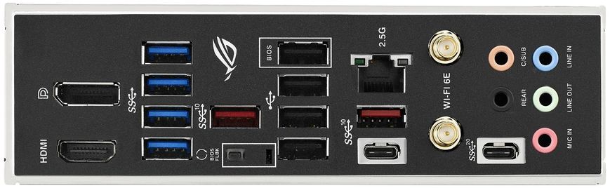 ASUS Материнcька плата ROG STRIX B650E-F GAMING WIFI sAM5 B650 4xDDR5 M.2 HDMI DP WiFi BT ATX 90MB1BQ0-M0EAY0 фото