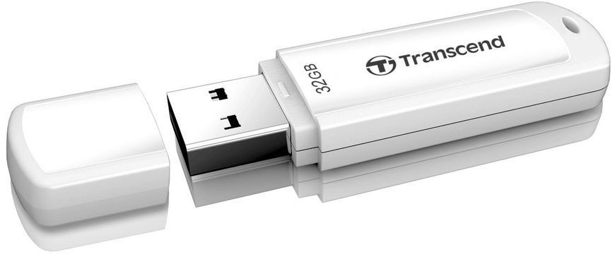 Transcend Накопичувач 32GB USB 3.1 Type-A JetFlash 730 White TS32GJF730 фото