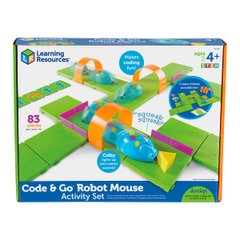 Ігровий STEM-набір LEARNING RESOURCES - МИШКА У ЛАБІРИНТІ (іграшка, що програмується, аксеc., картки) - купити в інтернет-магазині Coolbaba Toys