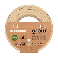 Шланг садовый Cellfast GROW 1/2" 25 м, 4 слоев, до 27 Бар, -20…+60°C 13-501 фото