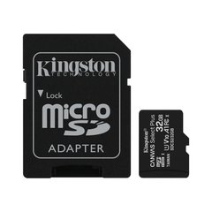 Карта пам'яті Kingston 32GB microSDHC C10 UHS-I R100MB/s Canvas Select Plus + SD - купити в інтернет-магазині Coolbaba Toys