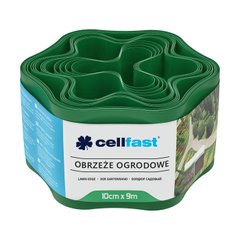 Стрічка газонна Cellfast, бордюрна, хвиляста, 10см x 9м, зелений 30-001H фото