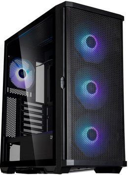 Zalman Корпус Z10 Plus, без БЖ, 2xUSB3.0, 1xUSB Type-C, 3x140mm ARGB fans, 1x120mm ARGB fans, TG Side Panel, EATX, Black Z10PLUS фото
