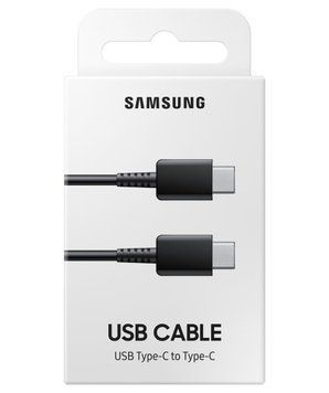 Кабель Samsung Type-C / Type-C, 1m Black EP-DA705BBRGRU фото