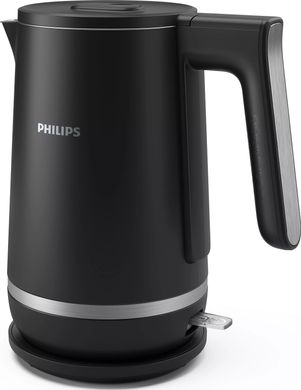 Philips Электрочайник Double Walled Kettle, 1.7л, Strix, с двойными стенками, STRIX, черный HD9395/90 фото