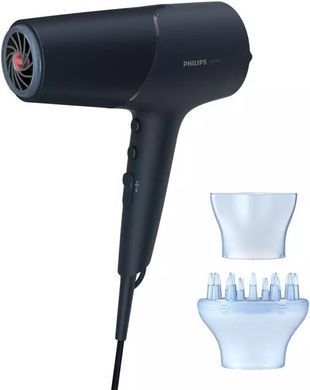 Philips Фен 5000 Series, 2300Вт, 3 режими, дифузор, іоніз-я, хол. обдув, темно-синій BHD512/00 фото