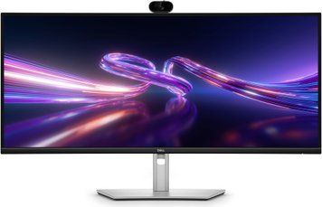 Dell Монітор DELL 34" P3426WEV HDMI, DP, USB-C, RJ-45, IPS, 3440x1440, 21:9, 100Hz, sRGB 99%, CURVED, HAS, Cam 210-BVHT фото