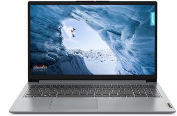 Lenovo Ноутбук IdeaPad 1-15IAU7 15.6" FHD IPS AG, Intel i5-1235U, 16GB, F512GB, UMA, DOS, серый 82QD00K5RA фото