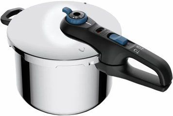 Tefal Tefal Pressure cooker Secure Trendy, 8l, with steam basket, stainless steel, plastic P2584401 фото