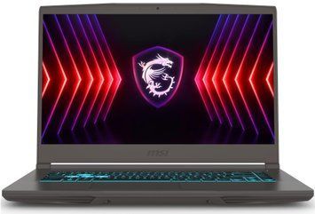 MSI Ноутбук Thin B12UCX 15.6 FHD, Intel i5-12450H, 16GB, F1512GB, NVD2050-4, DOS, черный 9S7-16R831-2664 фото