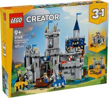 LEGO Конструктор Creator Середньовічний замок із лицарем на коні 31168 фото