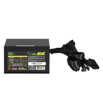 2E Gaming Блок живлення Solid Power (650W), >85%, 80+ Bronze, 120мм, 1xMB 24pin(20+4), 2xCPU 8pin(4+4), 3xMolex, 6xSATA, 4xPCIe 8pin(6+2), Semi Modular 2E-SP650BRSM-120 фото