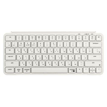 Keychron Клавіатура мембрана B1 Pro, USB/WL/BT, ivory white B1P-K8-UA фото