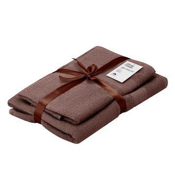 ARDESTO Набір рушників махрових Essence 50х90см, 70х140см, 2шт, 100% бавовна, коричневий