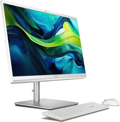 Acer ПК Моноблок Aspire C24-195ES 23.8" FHD Intel U7-155U, 32GB, F1TB, UMA, WiFi, кл+м, 3г, без ОС, серый DQ.BM5ME.003 фото