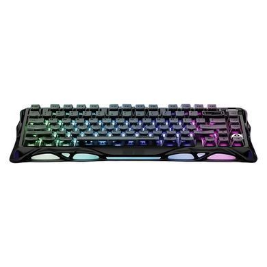 GravaStar Mechanical keyboard GravaStar Mercury V75 80keys, Magnetic Jade Pro, 8K, USB-A, RGB, Stealth Black GSV75_XTAL_BLK фото