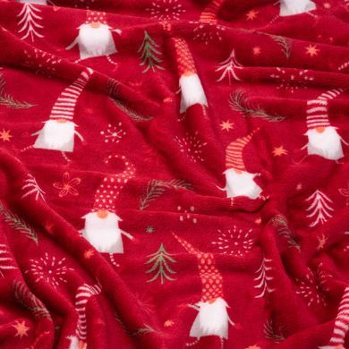 ARDESTO Плед Flannel, 160х200 см, 100% поліестер, гноми