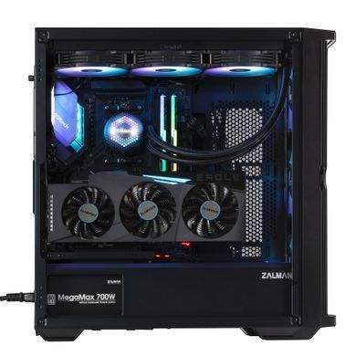 Zalman Корпус Z10 Plus, без БЖ, 2xUSB3.0, 1xUSB Type-C, 3x140mm ARGB fans, 1x120mm ARGB fans, TG Side Panel, EATX, Black Z10PLUS фото