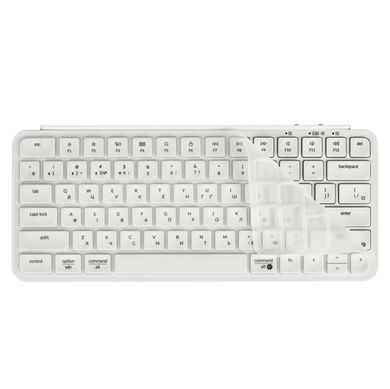 Keychron Клавиатура мембраная B1 Pro, USB/WL/BT, ivory white B1P-K8-UA фото