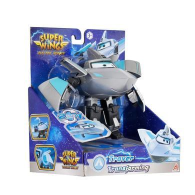 Super Wings Super Wings Transformer Toy Transforming Traver, 12.5cm EU780232 фото