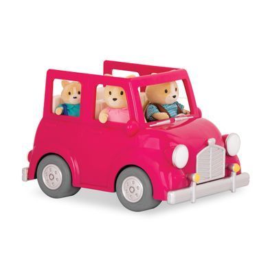 Li`l Woodzeez Транспорт - Розовая машина с чемоданом WZ6547Z фото