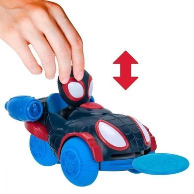 Spidey Машинка Little Vehicle Disc Dashers Miles Morales Майлз Моралес SNF0010 фото