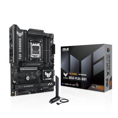 ASUS Материнcька плата TUF GAMING B850-PLUS WIFI sAM5 B850 4xDDR5 M.2 HDMI DP WiFi BT ATX 90MB1J30-M0EAY0 фото