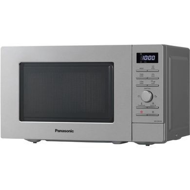 Panasonic Microwave oven Panasonic, 20L, electrical control, 800W, display, handle opening, silver NN-S29KSMZUE фото
