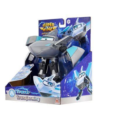 Super Wings Super Wings Transformer Toy Transforming Traver, 12.5cm EU780232 фото