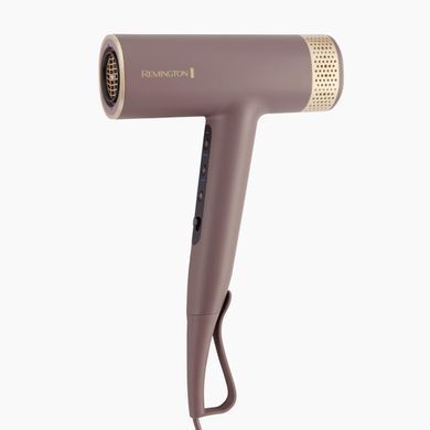 Remington Фен AIRvive, 1600Вт, 3 режими, дифузор, іоніз-я, хол. обдув, фіолетово-золотий EC8930 фото