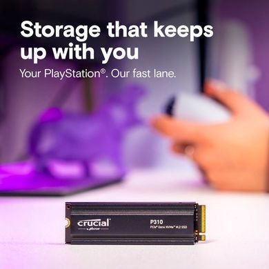 Crucial Накопичувач SSD Crucial M.2 1TB PCIe 4.0 P310 + радіатор CT1000P310SSD5 фото