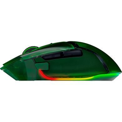 Razer Мышь Basilisk V3 Pro 35K, RGB, USB-A/WL/BT, Phantom Green Ed. RZ01-05240300-R3G1 фото