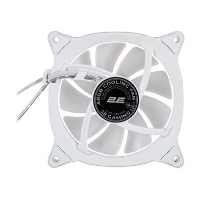 2E Gaming Case Fan Air Cool X Fan ACF120XB-ARGB, 120mm, 1200rpm, 3pin, 3pin +5VARGB, 20,4dBa, white 2E-ACF120XW-ARGB фото