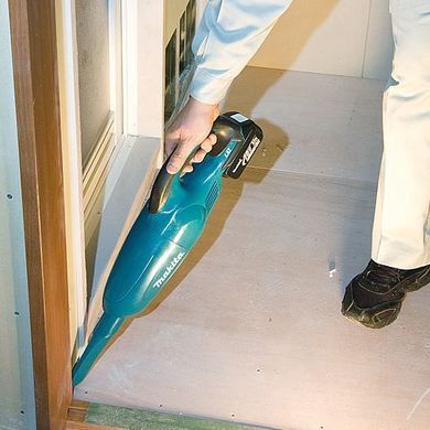 Makita Пилосос професійний акумуляторний DCL180Z, LXT 18В, 36мБар, контейнер 0.65л, без АКБ та ЗП DCL180Z фото