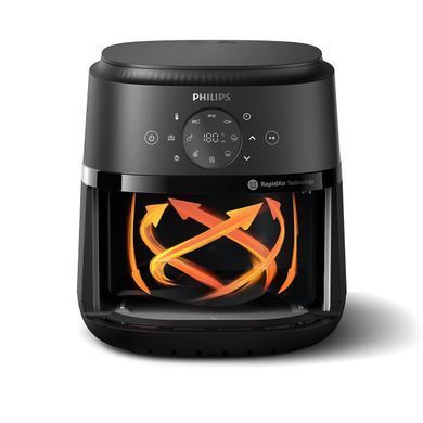 Philips Мультипечь Ovi Dual Steam 1500Вт, чаша-45781л, сенсорное управл., 13 авто. программ, пластик, чорний NA229/00 фото
