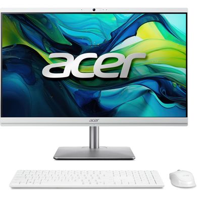 Acer ПК Моноблок Aspire C24-195ES 23.8" FHD Intel U7-155U, 32GB, F1TB, UMA, WiFi, кл+м, 3г, без ОС, серый DQ.BM5ME.003 фото