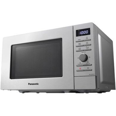 Panasonic Microwave oven Panasonic, 20L, electrical control, 800W, display, handle opening, silver NN-S29KSMZUE фото