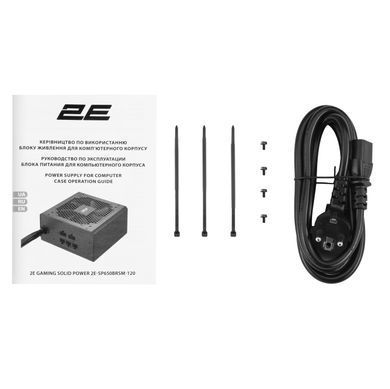2E Gaming Блок питания Solid Power (650W) >85% 80+ Bronze 120mm 1xMB 24pin(20+4) 2xCPU 8pin(4+4) 3xMolex 6xSATA 4xPCIe 8pin(6+2) Semi Modular 2E-SP650BRSM-120 фото