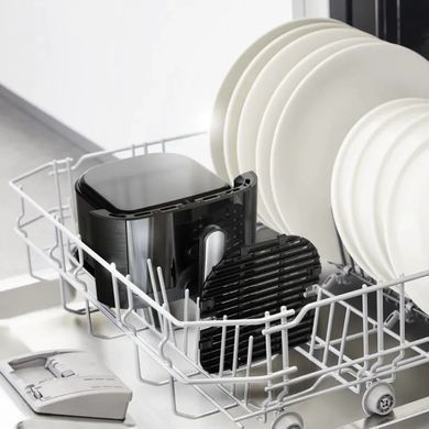 Tefal Мультипіч Easy Fry&Grill Vision Window, 1550Вт, чаша-4.2л, сенсорне керув., 10 програм, з віконцем, пластик, чорний EY506810 фото