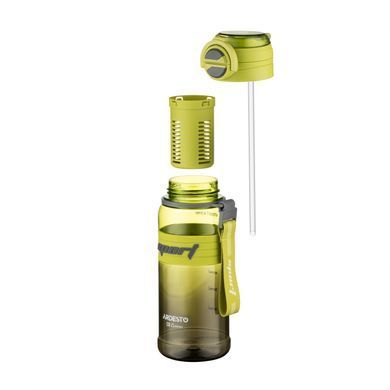 ARDESTO Пляшка для води ARDESTO Urban 850мл, пластик, зелений