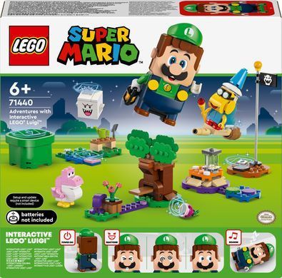 LEGO Конструктор Super Mario Приключения с интерактивным LEGO Луиджы 71440 фото