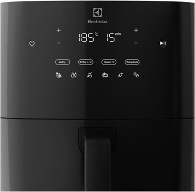 Electrolux Мультипіч 1800Вт, чаша-7л, сенсорне керування, 6 авто. програм, пара, пластик, чорний EAF7SB фото
