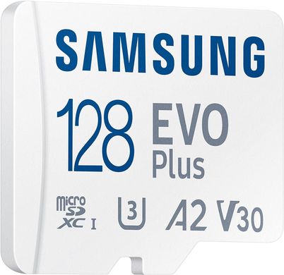 Samsung Карта памяти microSDHC 128GB C10 UHS-I R100MB/s Evo Plus + SD MB-MC128KA/EU фото