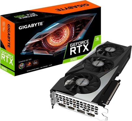 Видеокарта GIGABYTE GeForce RTX 3060 12GB GDDR6 GAMING OC GV-N3060GAMING_OC-12GD фото
