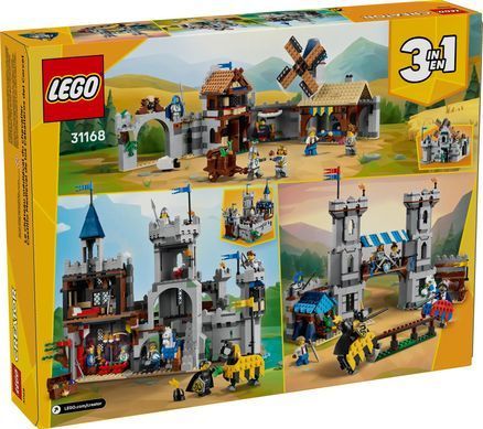 LEGO Конструктор Creator Средневековый замок с рыцарем на коне 31168 фото