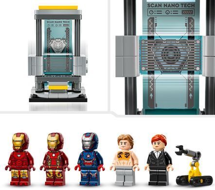 LEGO Конструктор Super Heroes Лаборатория Железного Человека: зал брони 76315 фото