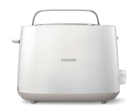Тостер Philips Daily Collection, 830Вт, пластик, белый HD2581/00 фото