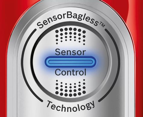 Пылесос Bosch беспроводный, конт пыль -0.9л, автон. раб. до 60мин, вес-3кг, НЕРА, красный BCH6ZOOO фото