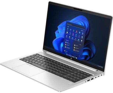 HP Ноутбук Probook 450-G10 15.6" FHD IPS AG, Intel i7-1355U, 32GB, F1024GB, UMA, DOS, сріблястий 8D4L9ES фото