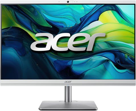 Acer ПК Моноблок Aspire C24-195ES 23.8" FHD Intel U7-155U, 32GB, F1TB, UMA, WiFi, кл+м, 3г, без ОС, серый DQ.BM5ME.003 фото